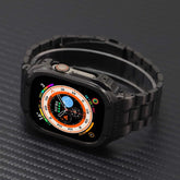 Set completo con custodia e cinturino in acciaio inox